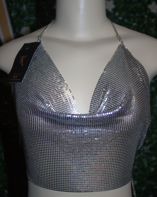 Madison Crop Top (Silver) - Imagen 3