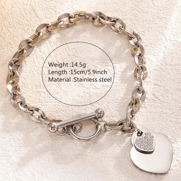 Pulseras de corazón - Imagen 2